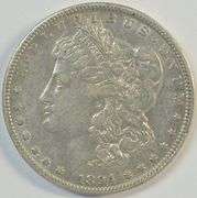 High end 1894-O Morgan Silver Dollar. Lustrous AU