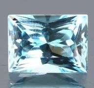 Bright! 4.33ct radiant princess cut sky blue Topaz