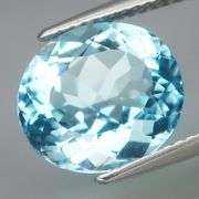 High fire! 6.16ct sky blue Topaz