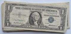 24 $1 1957 Silver Certificates Including 2 Stars