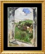 Collectible Vintage Marc Chagall, The Window on the Island of Breha
