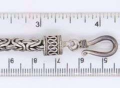 925 Sterling Silver Byzantine Bracelet