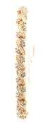 14K Yellow Gold Ctw Diamond Encrusted Vintage Twist Tennis Bracelet