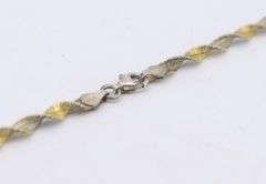 925 Sterling Silver Large Amber Pendant on Italian 2 Tone Rope Chain