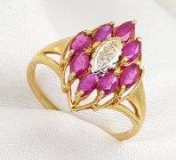 Estate Marquise Ruby Ring
