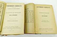 2 Antique Baedecker's Germany Guide Books