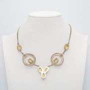 Captivating 42.85 Ct Lemon Citrine Necklace.