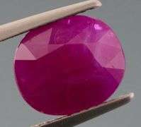 Large 4.37ct collectors violet pink Ruby