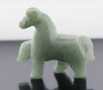 Cute 161.83ct Jade horse carving