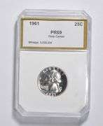PR69 DCAM 1961 Washington Quarter - Graded PCI