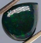 Magnificent 2.15ct blue and green flashing Black Opal