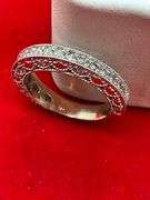 CERTIFIED BRAND NEW 14K WHITE GOLD AND DIAMOND RING