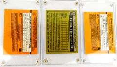 3 Super Star Rookie Baseball Cards