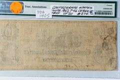 $10 1862 CSA Note PMG Net 20 Very Fine