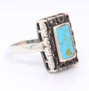 925 Sterling Silver Turquoise Ring