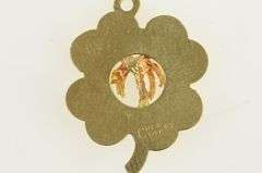 14K Yellow Gold Hawaii Palm Tree Tropical Souvenir Charm/Pendant