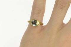 18K Yellow Gold Marco Bicego Jaipur Blue Topaz Stackable Ring