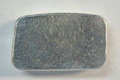 Beautiful poured pure .999 fine silver 5 Troy Oz. Pioneer Bar