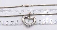 Group Lot of Vintage 925 Sterling Silver Chains and Pendants