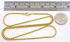 Elegant Rounded Link 18k Italian Made Necklace