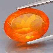 Amazing color 3.58ct Fanta orange Fire Opal