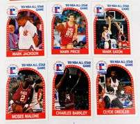 1989 - 9 NBA All Stars Basketball Cards