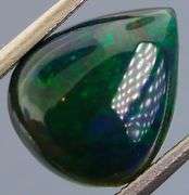 Magnificent 2.15ct blue and green flashing Black Opal