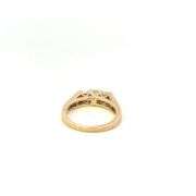 10K Yellow Gold Princess Diamond Classic Engagement Promise Ring