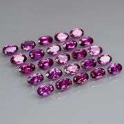 Amazing 7.32ct Rhodolite Garnet set