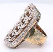 Vintage Sterling Silver Filigree Ring