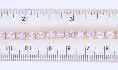 Lot of 2 925 Sterling Silver Cubic Zirconia Bracelets