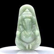 Spiritual 125.62ct Jade carving