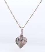 Italian Sterling Silver Heart Necklace