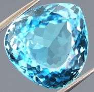 Large 13.24ct top Swiss blue Topaz