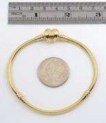 In demand 14k Cable Heart Clasp Bracelet