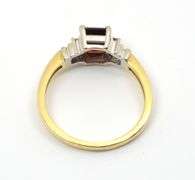 Classic Garnet & Diamond Ring