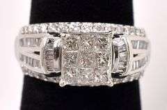 Incredible Diamond Ring in White Gold