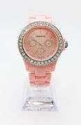 Fancy Pink Geneva & Gemstone Watch