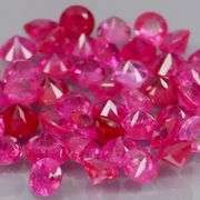 Premium 4.10ct 49 piece round cut Ruby set