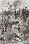 Rare Vintage Marc Chagall, The Blazing Sun