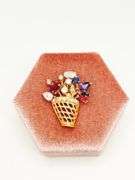 18KT GOLD GEMSTONE PENDANT