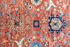 Handmade Khotan 6.3x9.3