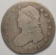 1821 Capped Bust Quarter