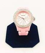 Fancy Pink Geneva & Gemstone Watch