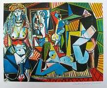 Pablo Picasso, Women in Algiers, Hand Signed by the Estate