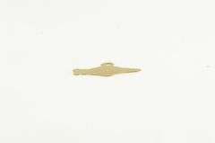 14K Yellow Gold Hawaii State Shape Cut Out Map Souvenir Charm/Pendant