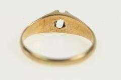 10K Yellow Gold Victorian Ornate Engagement Setting Ring