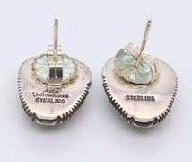 Sterling Silver Artie Yellowhorse Nevada Variscite Earrings