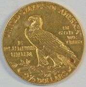 Original BU 1912 US $2.50 Indian Gold Piece. Better date