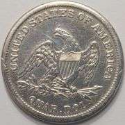 1838 Seated Liberty Quarter
